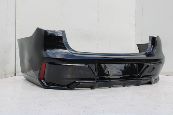 BMW 7 G70 ZDERZAK TYŁ TYLNY M pakiet 475 Kolor: 475 Black-sapphire Czarny  51128081542 M POWER 66205A1A269 51128081511 5A74568