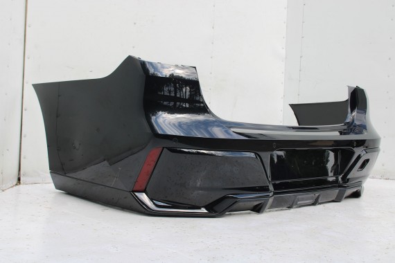 BMW 7 G70 ZDERZAK TYŁ TYLNY M pakiet 475 Kolor: 475 Black-sapphire Czarny  51128081542 M POWER 66205A1A269 51128081511 5A74568