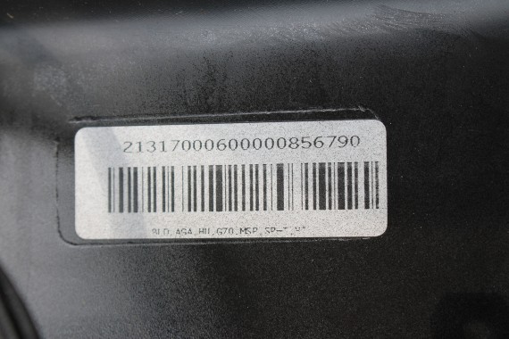 BMW 7 G70 ZDERZAK TYŁ TYLNY M pakiet 416 Kolor: C36 Dravitgrau Szary 51128081542 M POWER 66205A2DA30 51128081511 5A74568 chrom