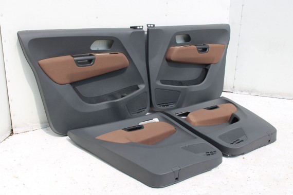 VW AMAROK BOCZKI DRZWIOWE BOCZEK TAPICERKA WELUR boczków drzwiowych 2H0867011 2H0867012 2H7867023 2H7867024 antracyt brąz 2H