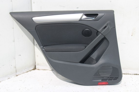 VW GOLF 6 VI BOCZKI BOCZEK DRZWI drzwiowe tapicerka 5K 5K4 5-cio drzwiowy welur czarne listwy srebrne 5K4867011 5K4867012