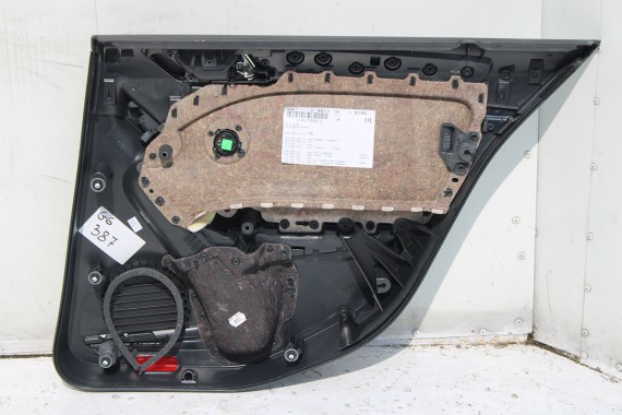 VW GOLF 6 VI BOCZKI BOCZEK DRZWI drzwiowe tapicerka 5K 5K4 5-cio drzwiowy welur czarne listwy srebrne 5K4867011 5K4867012