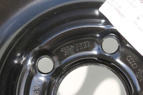 AUDI A6 A7 KOŁO DOJAZDOWE 20 DOJAZDÓWKA ZAPAS 4G0601027E 4,5J*20H2 ET22 CONTINENTAL 145/60/20 105M 4G0 601 027 4G 4G8 4G0601010B