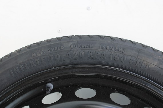 AUDI A6 A7 KOŁO DOJAZDOWE 20 DOJAZDÓWKA ZAPAS 4G0601027E 4,5J*20H2 ET22 CONTINENTAL 145/60/20 105M 4G0 601 027 4G 4G8 4G0601010B