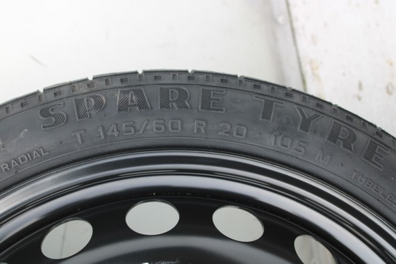 AUDI A6 A7 KOŁO DOJAZDOWE 20 DOJAZDÓWKA ZAPAS 4G0601027E 4,5J*20H2 ET22 SPARE TYRE 145/60/20 105M 4G0 601 027 4G 4G8 4G0601010B