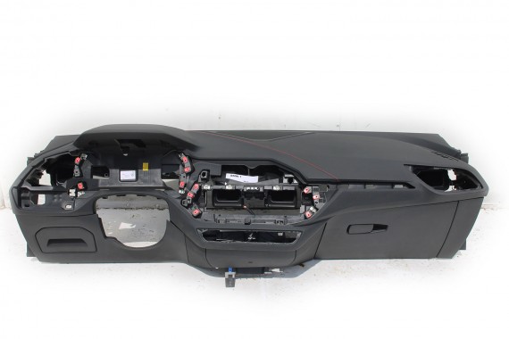 BMW 1 F40 F44 KONSOLA PULPIT DESKA ROZDZIELCZA KOKPIT PULPIT czarna HEAD UP czerwona nić 6834295 6834295 7939943 7939943 7939943