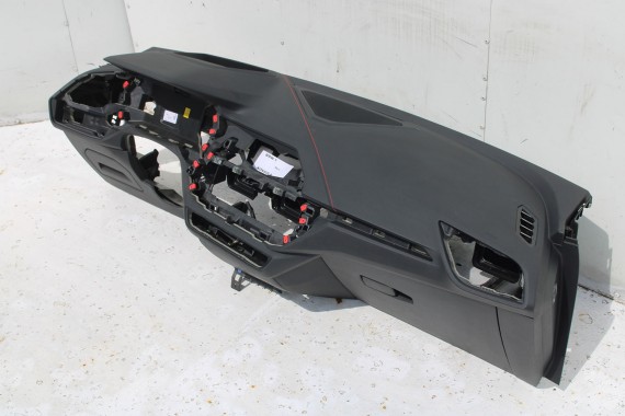 BMW 1 F40 F44 KONSOLA PULPIT DESKA ROZDZIELCZA KOKPIT PULPIT czarna HEAD UP czerwona nić 6834295 6834295 7939943 7939943 7939943