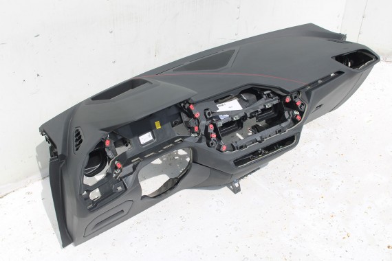 BMW 1 F40 F44 KONSOLA PULPIT DESKA ROZDZIELCZA KOKPIT PULPIT czarna HEAD UP czerwona nić 6834295 6834295 7939943 7939943 7939943