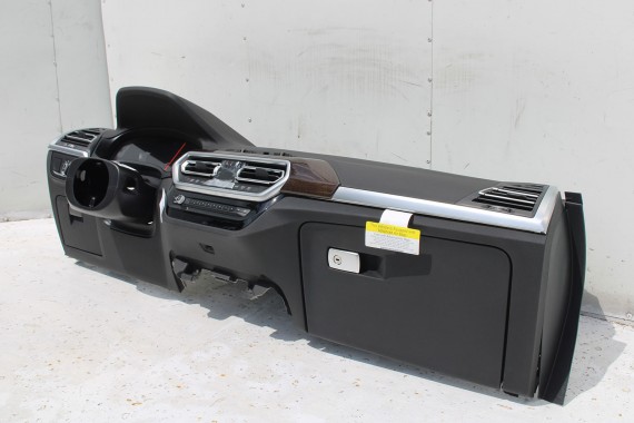 BMW X4M F98 KONSOLA PULPIT DESKA ROZDZIELCZA KOKPIT PULPIT czarna X4M X4 M G02 G02 X3 G01 HEAD UP biała nić 9363409 9363451 LCi