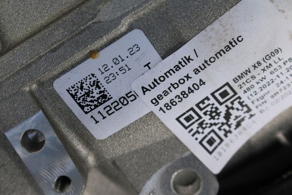 BMW X8 XM SKRZYNIA BIEGÓW SILNIK 5A80174 4.4 S68_B44 480KW 653PS benzyna 4.4 V8 iX S68B44A 8HP100XPH G8XA0AZ 24005A80174 5A80174