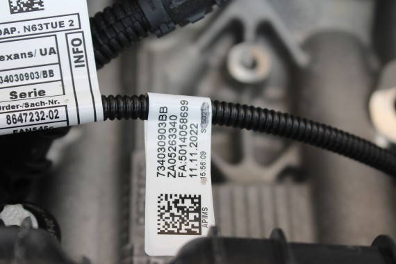 BMW 7 X5 X6 X7 SILNIK 4.4 S68_B44 G70 F95 F96 G07 480KW 653PS benzyna 4.4 V8 iX HYBRID hybryda S68B44A S68_B44A
