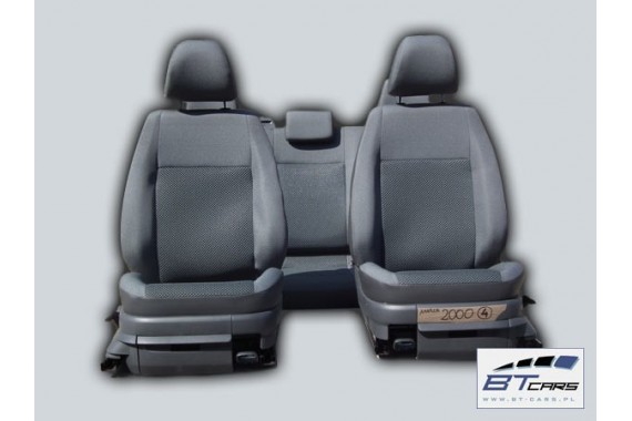 VW AMAROK FOTELE KOMPLET FOTELI siedzeń siedzenia fotel tapicerka 2H welur kolor czarny 2H 102 kilometry