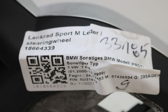 BMW X1 U11 KIEROWNICA SPORT 3379U06 MULTIFUNKCYJNA 8747646 M-Pakiet MPAKIET ŁOPATKI sDrive18d