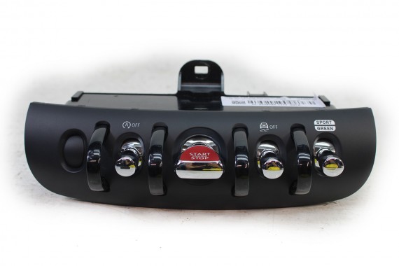MINI F54 PRZEŁĄCZNIK WŁĄCZNIK 6838208 panel Zespół przełączników konsoli środkowej START STOP 61316838208 Clubman  LCi