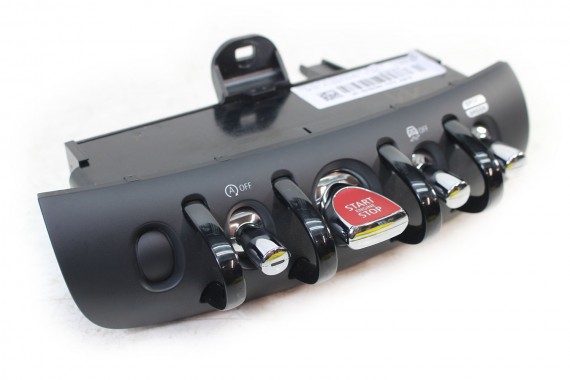 MINI F54 PRZEŁĄCZNIK WŁĄCZNIK 6838208 panel Zespół przełączników konsoli środkowej START STOP 61316838208 Clubman  LCi