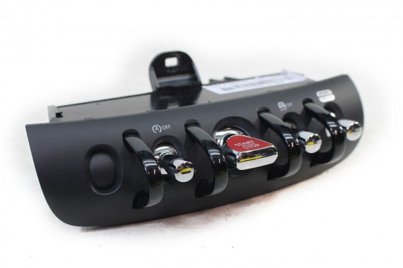 MINI F54 PRZEŁĄCZNIK WŁĄCZNIK 6838208 panel Zespół przełączników konsoli środkowej START STOP 61316838208 Clubman  LCi