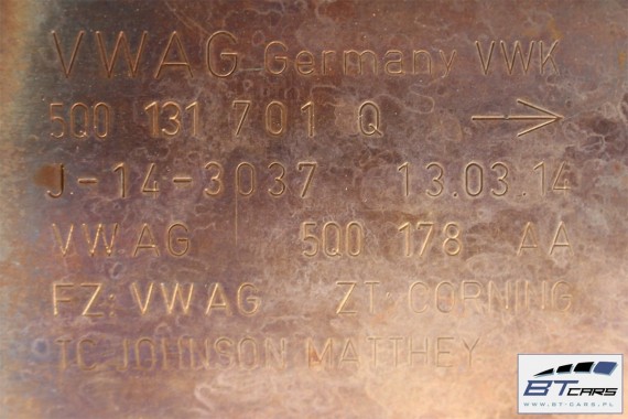 AUDI TT KATALIZATOR WYDECH 5Q0131701Q 5Q0 131 701 Q 8S tłumik 5Q0 178 AA 5Q0178AA 5Q0131701Q 5Q0131701Q 5Q0131701Q 5Q0131701