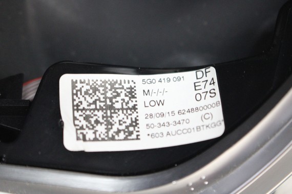 VW GOLF VII 7 PASSAT B8 KIEROWNICA 5G0419091DF 5G0419091FS 5G0 419 091 DF SPORTSVAN ARTEON