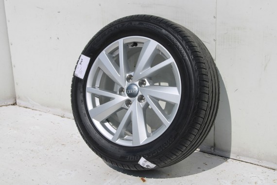 AUDI Q2 FELGI 17 OPONY LETNIE KOŁA 81A601025C felga 7J*17H2 ET45  opona LATO Bridgestone Turanza T001 215/55/17 94V 81A 2016-