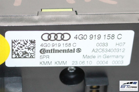 AUDI A6 A7 PANEL KLIMATYZACJI TYŁ 4G0919158C 4G0919158J 4G0919158M moduł sterownik nawiewu klimy 4G0 919 158 4G0919158 4G0919158