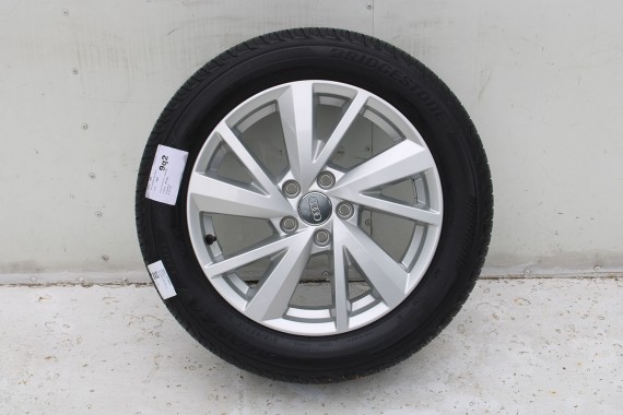 AUDI Q2 FELGI 17 OPONY LETNIE KOŁA 81A601025C felga 7J*17H2 ET45  opona LATO Bridgestone Turanza T001 215/55/17 94V 81A 2016-
