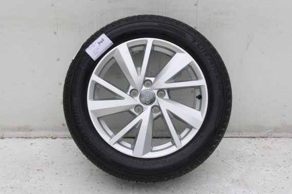 AUDI Q2 FELGI 17 OPONY LETNIE KOŁA 81A601025C felga 7J*17H2 ET45  opona LATO Bridgestone Turanza T001 215/55/17 94V 81A 2016-