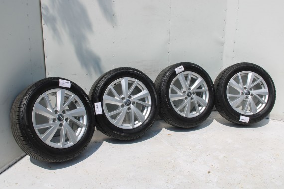 AUDI Q2 FELGI 17 OPONY LETNIE KOŁA 81A601025C felga 7J*17H2 ET45  opona LATO Bridgestone Turanza T001 215/55/17 94V 81A cali