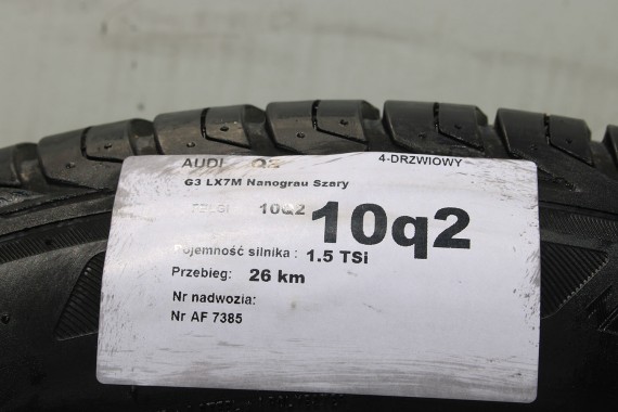 AUDI Q2 FELGI 17 OPONY LETNIE KOŁA 81A601025C felga 7J*17H2 ET45  opona LATO Bridgestone Turanza T001 215/55/17 94V 81A cali