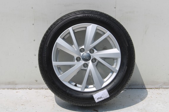 AUDI Q2 FELGI 17 OPONY LETNIE KOŁA 81A601025C felga 7J*17H2 ET45  opona LATO Bridgestone Turanza T001 215/55/17 94V 81A cali