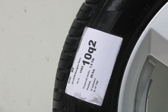 AUDI Q2 FELGI 17 OPONY LETNIE KOŁA 81A601025C felga 7J*17H2 ET45  opona LATO Bridgestone Turanza T001 215/55/17 94V 81A cali