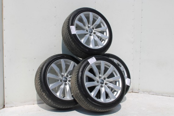 AUDI A4 A5 8W FELGI 8W0601025AL 18 cali + OPONY LETNIE KOŁA felga 8,5J*18H2 ET29 opona LATO Hankook Ventus S1 evo2 245/40/18 93Y