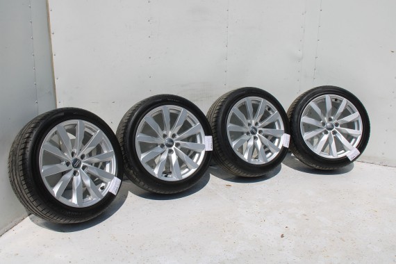 AUDI A4 A5 8W FELGI 8W0601025AL 18 cali + OPONY LETNIE KOŁA felga 8,5J*18H2 ET29 opona LATO Hankook Ventus S1 evo2 245/40/18 93Y