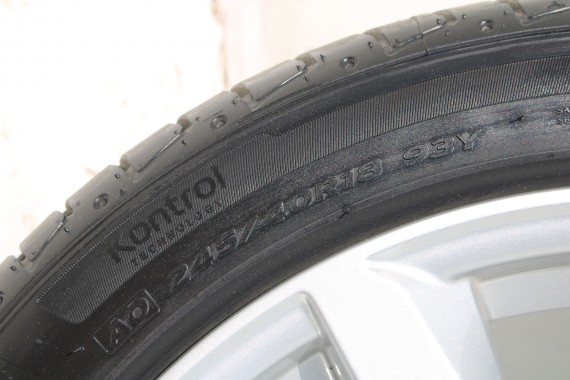 AUDI A4 A5 8W FELGI 8W0601025AL 18 cali + OPONY LETNIE KOŁA felga 8,5J*18H2 ET29 opona LATO Hankook Ventus S1 evo2 245/40/18 93Y