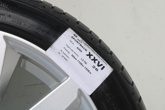 AUDI A4 A5 8W FELGI 8W0601025AL 18 cali + OPONY LETNIE KOŁA felga 8,5J*18H2 ET29 opona LATO Hankook Ventus S1 evo2 245/40/18 93Y