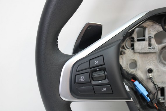 BMW X1 F48 KIEROWNICA 6877519 X2 F39 2 F45 F46 SPORT XDRIVE18D skóra 32306877519  32 30 6877519 + ŁOPATKI biegi
