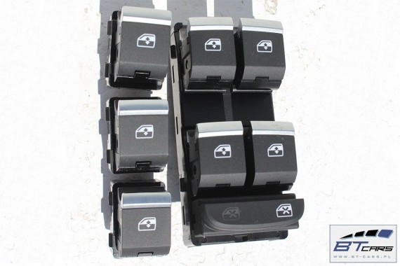 AUDI A4 A5 Q5 PRZYCISKI SZYB 8W0959851E 4M0959855 8W 80A PRZYCISK STEROWANIA SZYBAMI 8W0959851E 4M0959855 8W0959851E 4M0959855