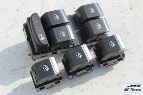 AUDI A4 A5 Q5 PRZYCISKI SZYB 8W0959851E 4M0959855 8W 80A PRZYCISK STEROWANIA SZYBAMI 8W0959851E 4M0959855 8W0959851E 4M0959855