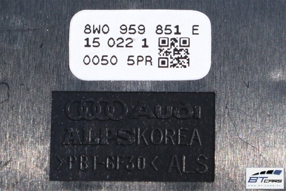 AUDI A4 A5 Q5 PRZYCISKI SZYB 8W0959851E 4M0959855 8W 80A PRZYCISK STEROWANIA SZYBAMI 8W0959851E 4M0959855 8W0959851E 4M0959855