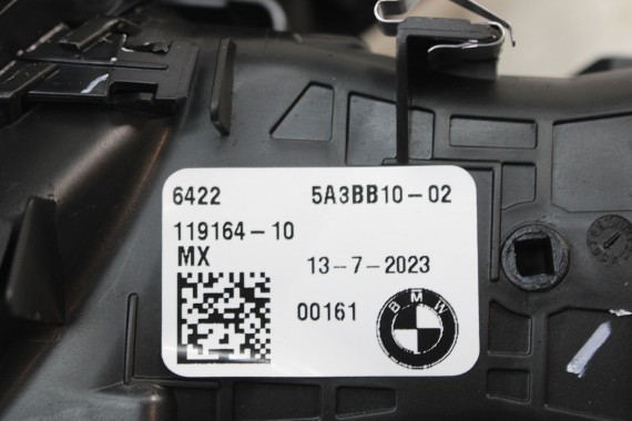 BMW X4M F98 KRATKI WLOTY POWIETRZA KONSOLI 5A3BB17 5A3BB10 kratka wlot nawiewu X4 G02 X3 64225A3BB17 64225A3BB10 9871599 9871604