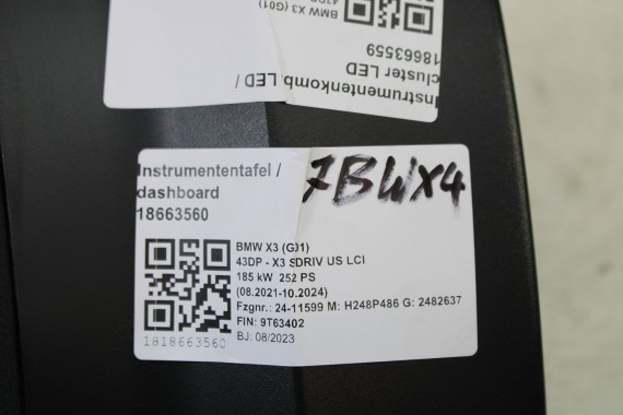 BMW X4M F98 OBUDOWA KIEROWNICY 9363418 9363417 OSŁONA KOLUMNY X4 M G02 X3 M F97 51459363418 51459363417