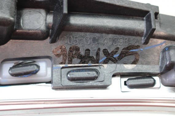 BMW X5 G05 WYKOŃCZENIE TUNELU ŚRODKOWEGO dekor listwa ozdobna listwy dekory Miko Fineline brąz porowata 40398G02