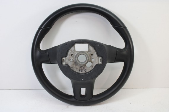 VW GOLF 6 VI KIEROWNICA 5K0419091 5K0 419 091 czarny tytanowy GOLF 6 PLUS CADDY TIGUAN TOURAN skóra