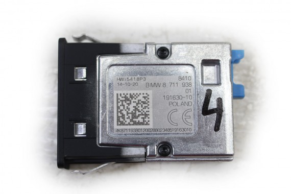 BMW PORT USB PRZYŁĄCZE Podwójne gniazdo 8711938 X1 F48 F45 F46 MINI F54 F55 F56 F57 F60 84108711938 84 10 8711938