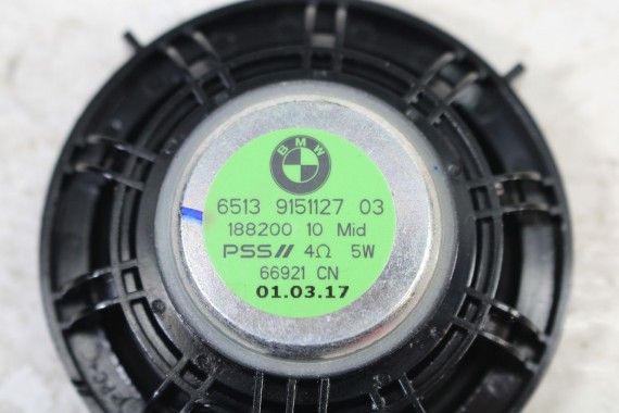 BMW GŁOŚNIK 9151127 1 F48 F45 F46 MINI F54 F55 F56 F57 F60 65139151127 65 13 9151127 awaryjny