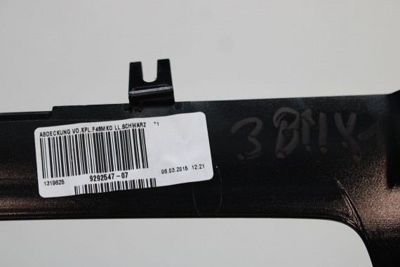 BMW X1 F48 DEKOR ZAŚLEPKA LISTWA KONSOLI 9292547 osłona UCHWYT X2 F39 WYKOŃCZENIE PANELU DESKI dekor 51169292547 ramka tunela