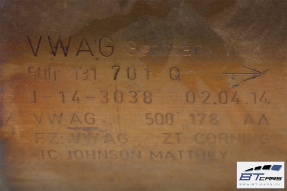 AUDI TT KATALIZATOR WYDECH 5Q0131701Q 5Q0 131 701 8S 5Q0131701Q 5Q0131701Q 5Q0131701Q 5Q0131701Q 5Q0131701Q 8S0253211 5Q0131701