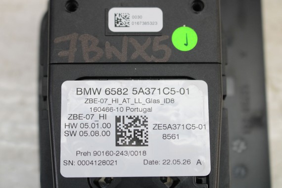 BMW X5 G05 PANEL GAŁKA DZWIGNIA BIEGÓW 5A371C5 G20 G28 G29 GRAND 65825A371C5 IDRIVE POKRĘTŁO 65825A371C7 6582 5A371C5 5A371C7