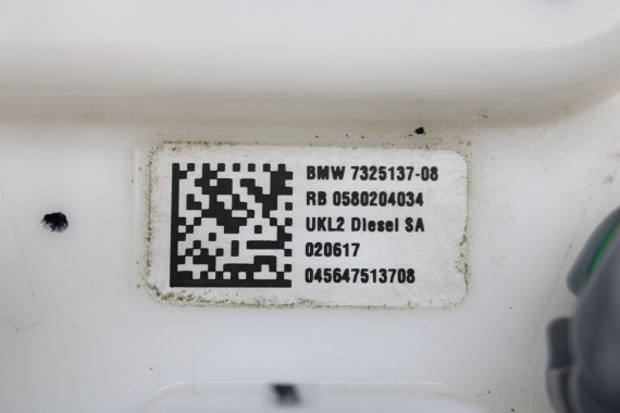 BMW X1 F48 POMPA PALIWA 7325137 X2 F39 F45 F46 baku MINI F60  16 11 7 325 137 16117325137 16 11 7325137 1611 7349683