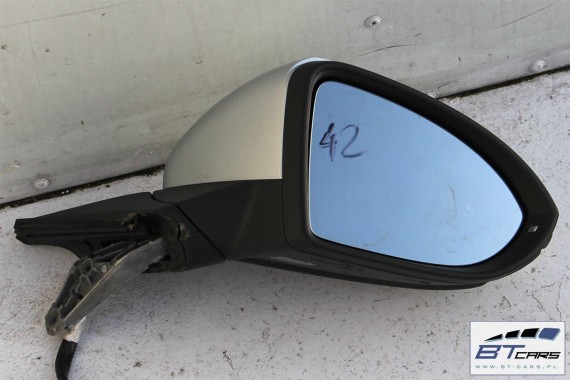 VW GOLF 7 VII LUSTERKO ZEWNĘTRZNE DRZWI PRAWE 13 PIN 5G LB7W 13pin srebrny (tungsten silver metallic) pinów kabli przewodów