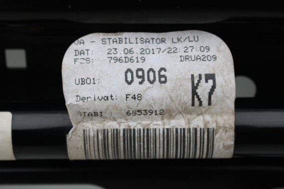 BMW X1 F48 BELKA ZAWIESZENIA PRZÓD SANKI 6872729 6853912 31116872729 31306853912 31114097788 + stabilizator